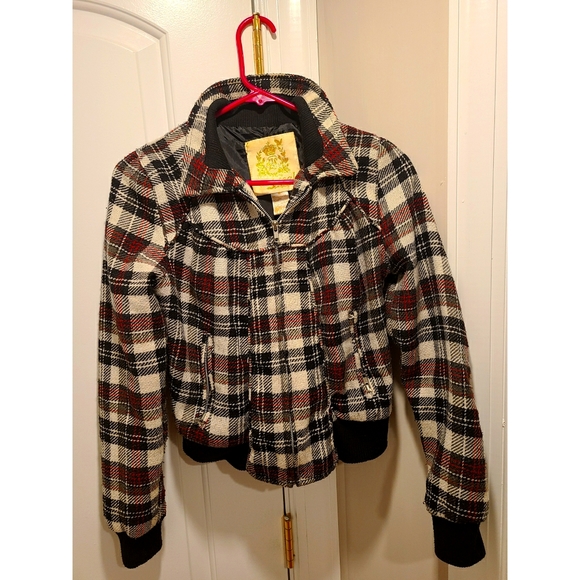 Plaid Bomber Jacket - Picture 2 of 3